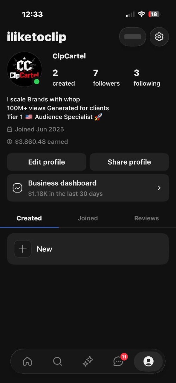 ClpCartel: $3,860.48 Earned & 100M+ Views